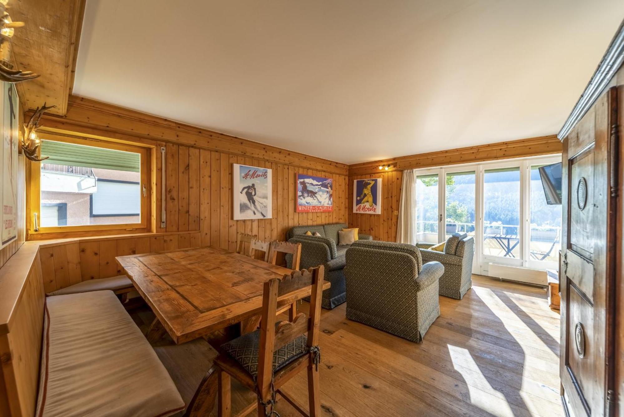 Chesa Bellavista - St. Moritz Apartman Kültér fotó