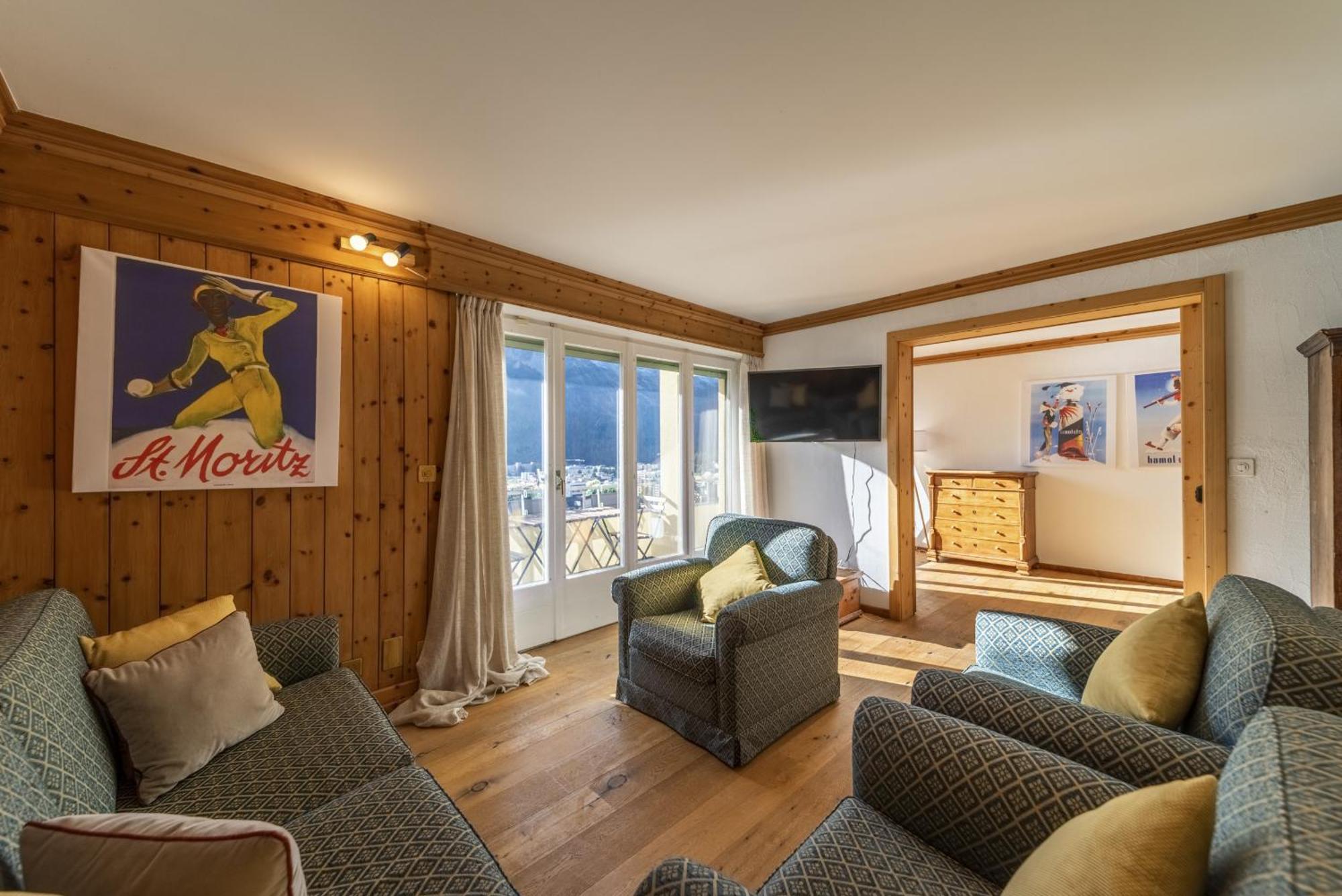 Chesa Bellavista - St. Moritz Apartman Kültér fotó